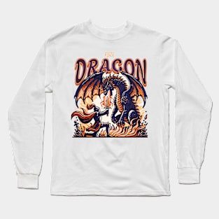 Dragon and Knight Long Sleeve T-Shirt